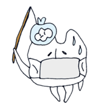 cute rounded eye twins sticker #1216517