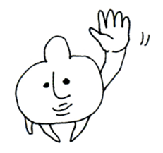 cute rounded eye twins sticker #1216519