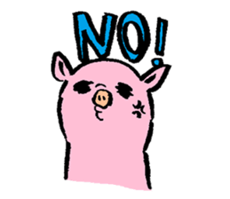 Baby pig sticker #1216803