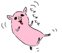 Baby pig sticker #1216838
