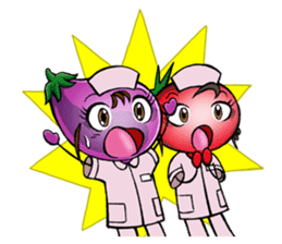 Vegetable Nurse sticker #1216932