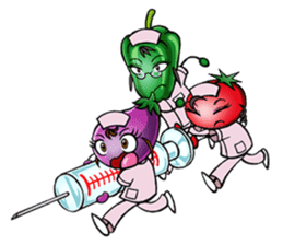 Vegetable Nurse sticker #1216943