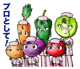Vegetable Nurse sticker #1216949