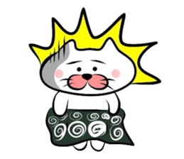 Furoshiki nyanko Matsukichi2 sticker #1217094