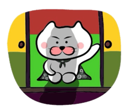Furoshiki nyanko Matsukichi2 sticker #1217102