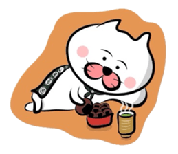 Furoshiki nyanko Matsukichi2 sticker #1217104