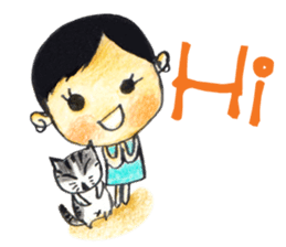 Aoijai and Saimai sticker #1217162