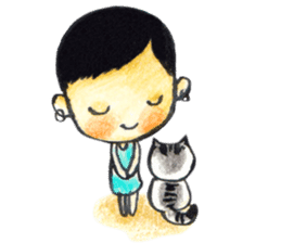 Aoijai and Saimai sticker #1217178