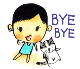 Aoijai and Saimai sticker #1217181