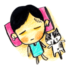 Aoijai and Saimai sticker #1217182