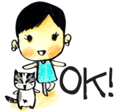 Aoijai and Saimai sticker #1217184