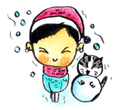 Aoijai and Saimai sticker #1217185