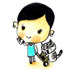 Aoijai and Saimai sticker #1217187