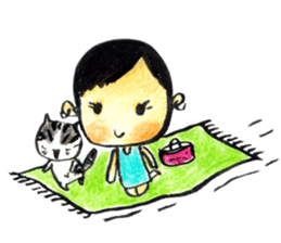 Aoijai and Saimai sticker #1217192