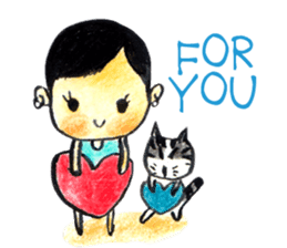 Aoijai and Saimai sticker #1217194