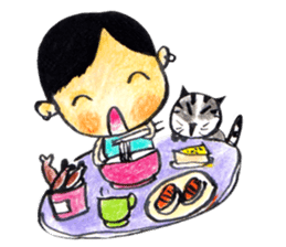 Aoijai and Saimai sticker #1217201