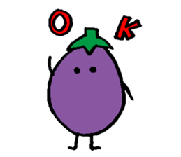 I am eggplant sticker #1218203