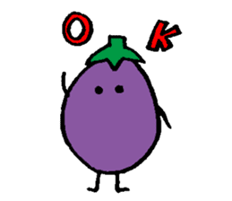I am eggplant sticker #1218203