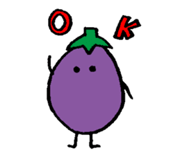I am eggplant sticker #1218203