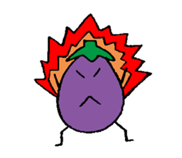 I am eggplant sticker #1218238