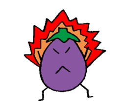 I am eggplant sticker #1218238