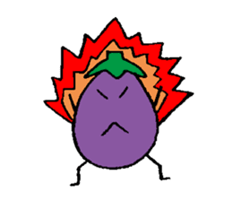 I am eggplant sticker #1218238