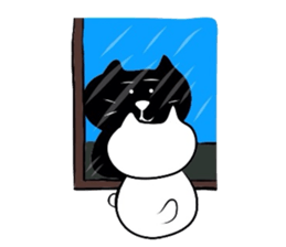 Kuronekokun tokidoki Shironekochan sticker #1218771