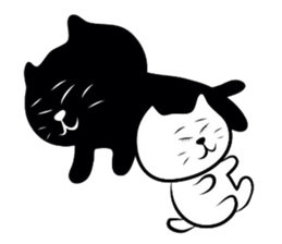 Kuronekokun tokidoki Shironekochan sticker #1218773