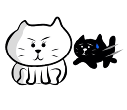 Kuronekokun tokidoki Shironekochan sticker #1218774