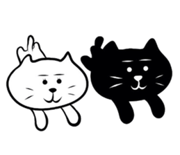 Kuronekokun tokidoki Shironekochan sticker #1218783