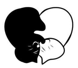 Kuronekokun tokidoki Shironekochan sticker #1218787