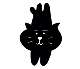 Kuronekokun tokidoki Shironekochan sticker #1218796