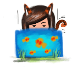 KiKii Naughty Little Tiger sticker #1218895