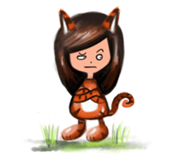 KiKii Naughty Little Tiger sticker #1218903
