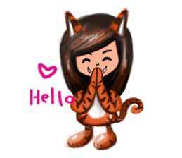 KiKii Naughty Little Tiger sticker #1218906