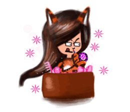 KiKii Naughty Little Tiger sticker #1218913