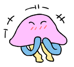 Kinkuma and Jellyfish sticker #1219048