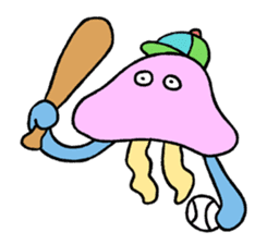 Kinkuma and Jellyfish sticker #1219060