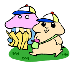 Kinkuma and Jellyfish sticker #1219072