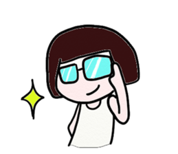 Mushroom girl sticker #1219298