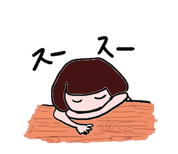 Mushroom girl sticker #1219309