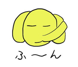 Talkative elephant sticker #1220192