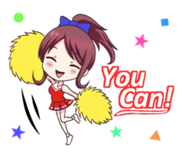 cheerleader dancing sticker #1220243