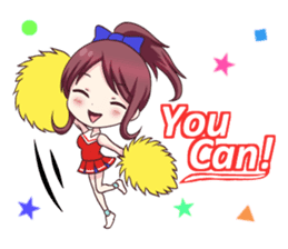 cheerleader dancing sticker #1220243