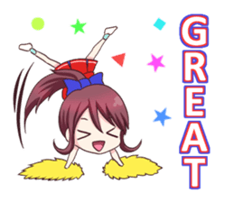 cheerleader dancing sticker #1220244