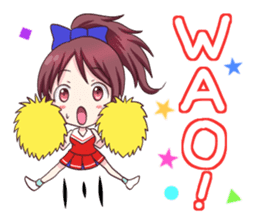 cheerleader dancing sticker #1220246
