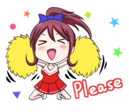 cheerleader dancing sticker #1220247