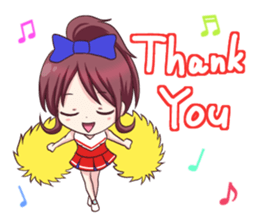 cheerleader dancing sticker #1220248