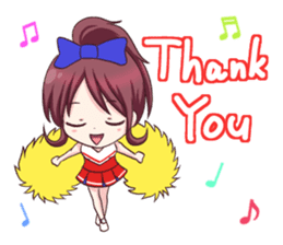 cheerleader dancing sticker #1220248