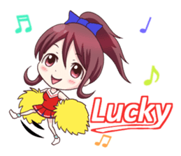 cheerleader dancing sticker #1220249